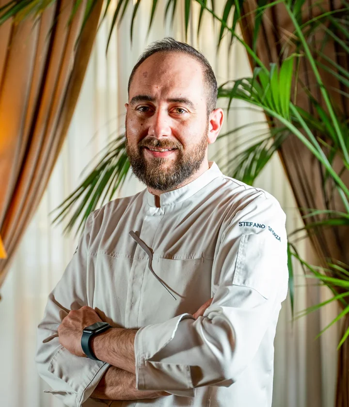 Stefano Sforza di Opera Ristorante chef di Metti Torino a Cena Buonissima Torino 2024