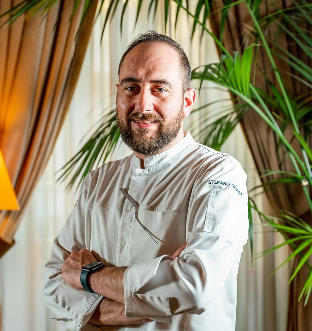Stefano Sforza di Opera Ristorante chef di Metti Torino a Cena Buonissima Torino 2024