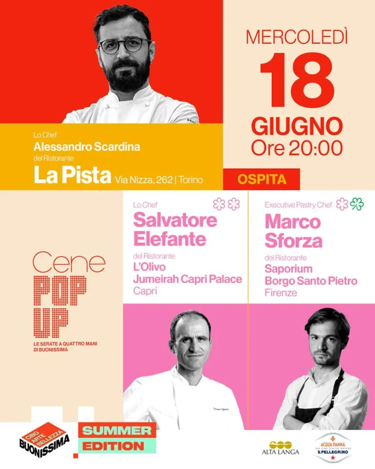 Pop-up Dinner at the Turin Lingotto Restaurant