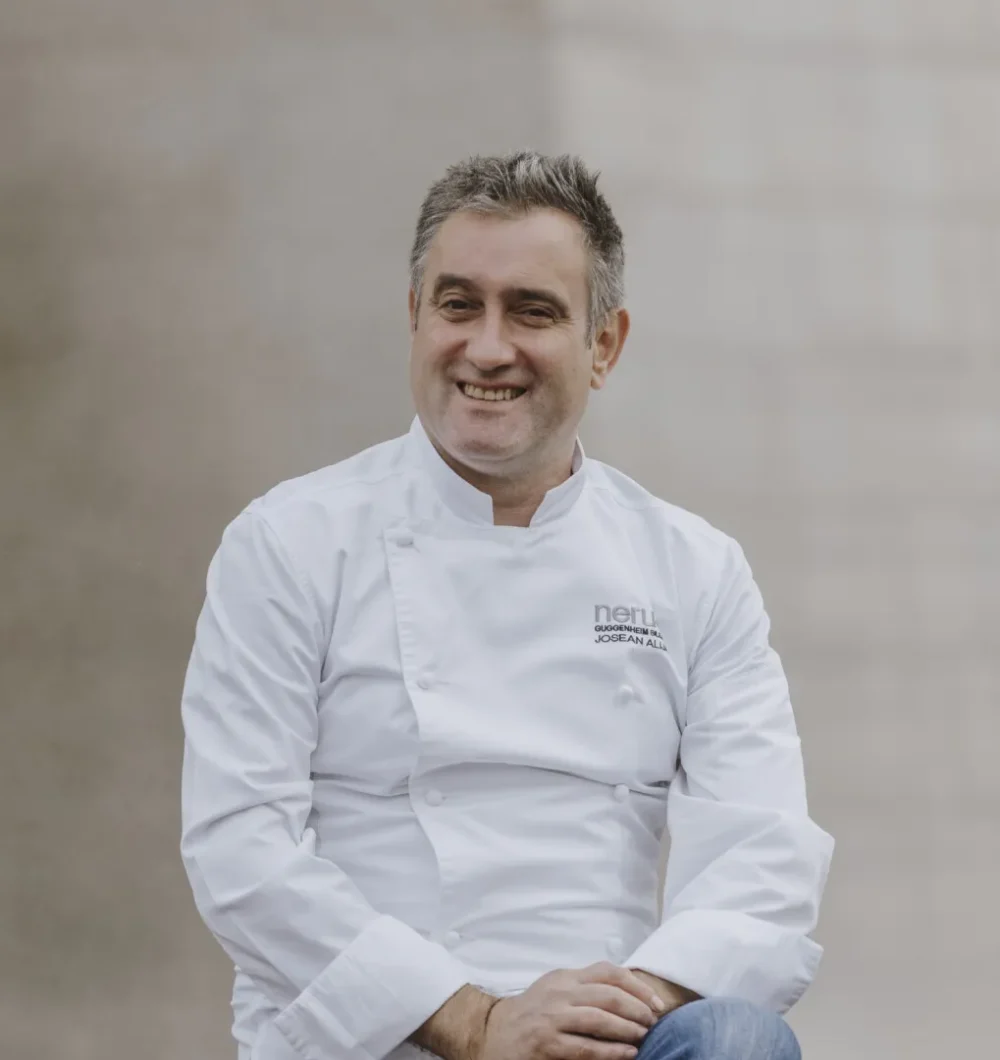 Josean Alija del ristorante nerua Guggenheim Bilbao 2 stelle michelin ospite a Buonissima 2025