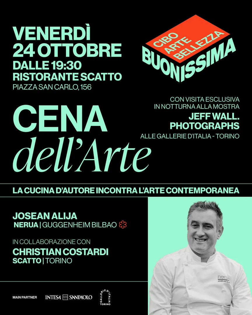 La cena dell'arte da Scatto il giorno 24 ottobre 2025