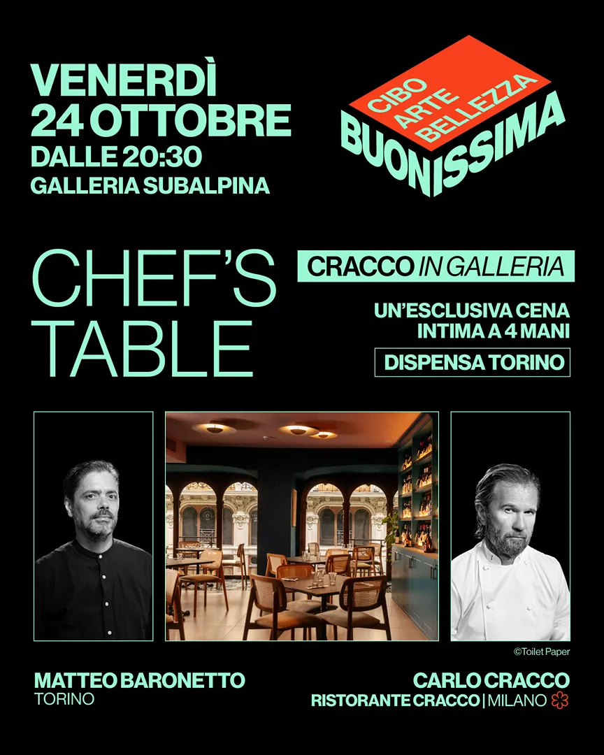 Chef's table Carlo Cracco e Matteo Baronetto