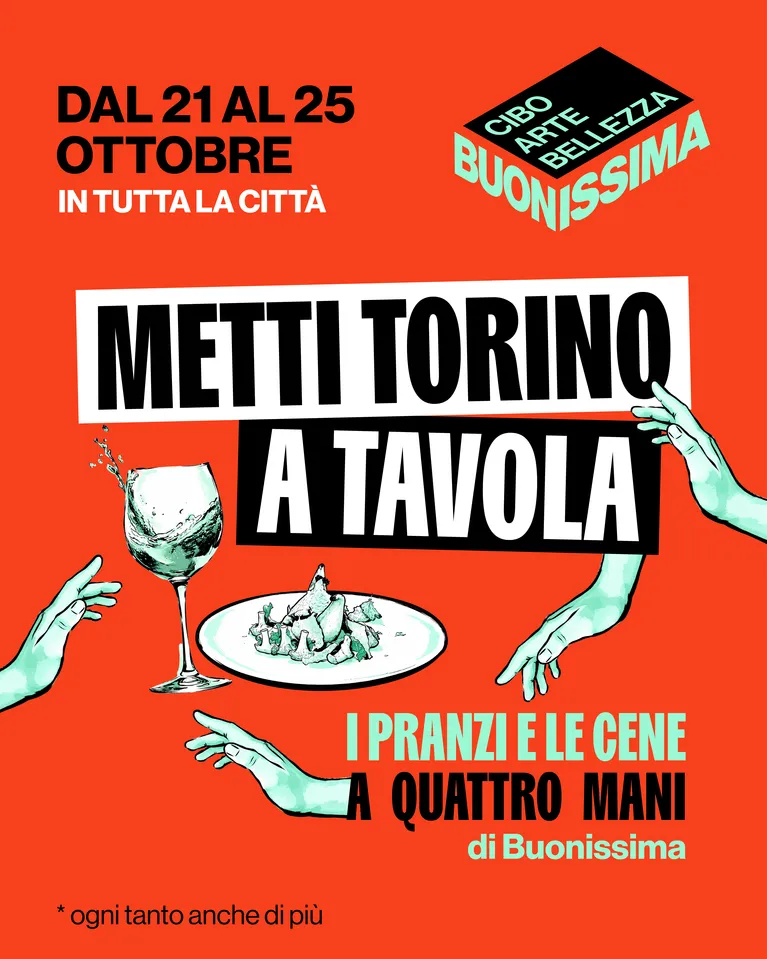 Metti Torino a Tavola: pranzi e cene a 4 mani